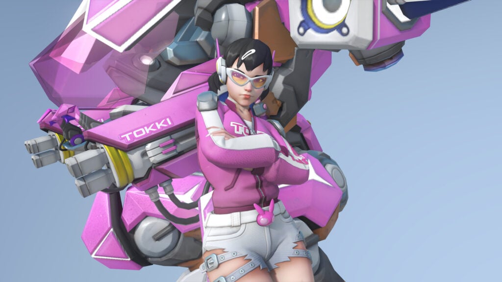 Overwatch 2 Gentle Tokki Fuchsia D.Va skin screenshot 