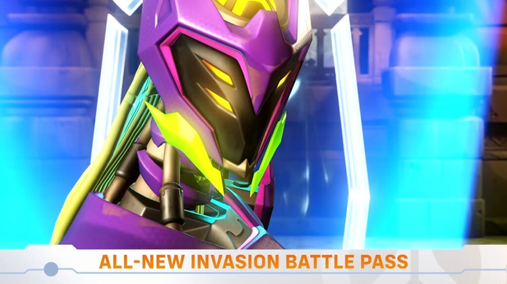 Null Sector Symmetra skin from the Invasion Battle Pass 