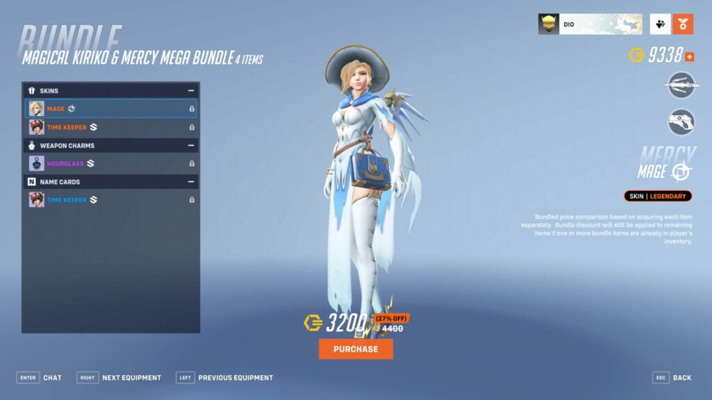 Overwatch 2 Mage Mercy skin screenshot 