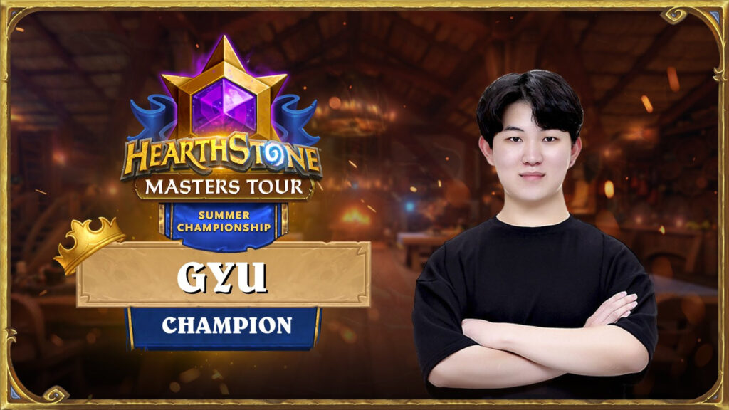 Gyu won the 2023 Hearthstone Masters Tour Summer Championship
