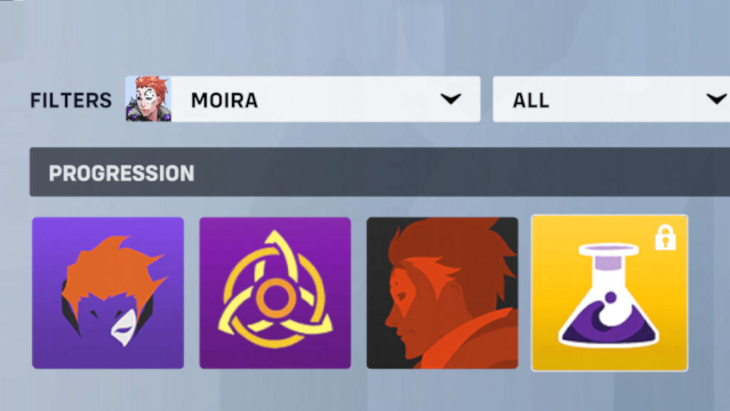 Moira's progression player icons