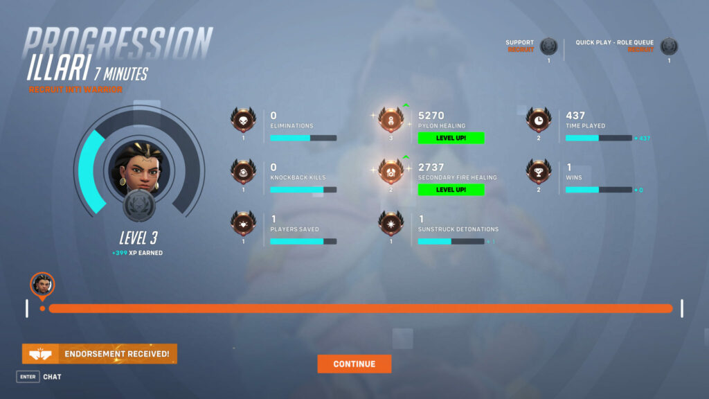 Overwatch 2's new progression system screenshot 
