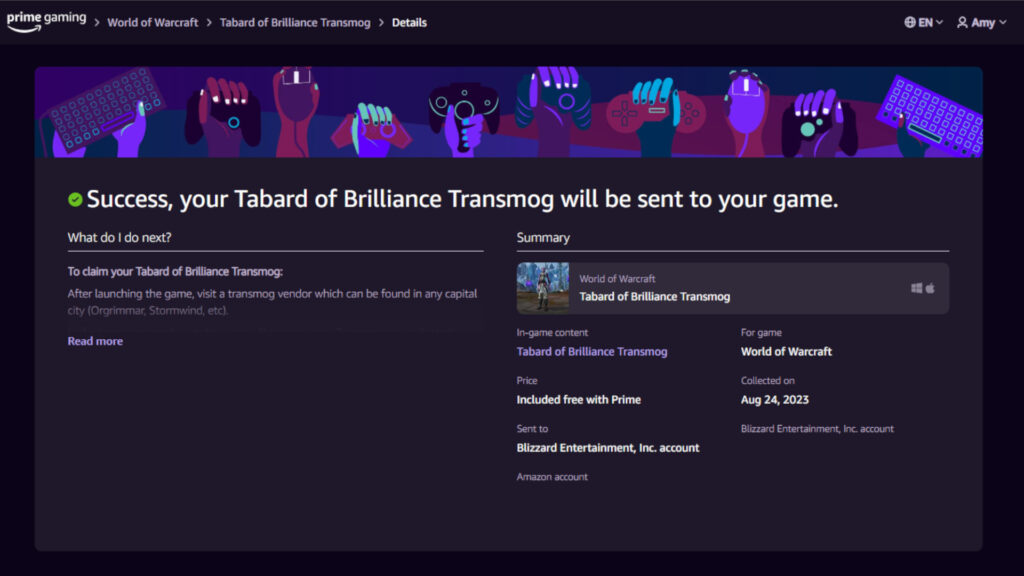How to get the Tabard of Brilliance for free 
