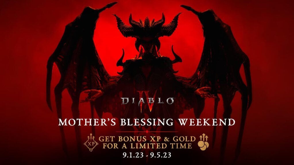 Diablo 4 Mother's Blessing weekend information