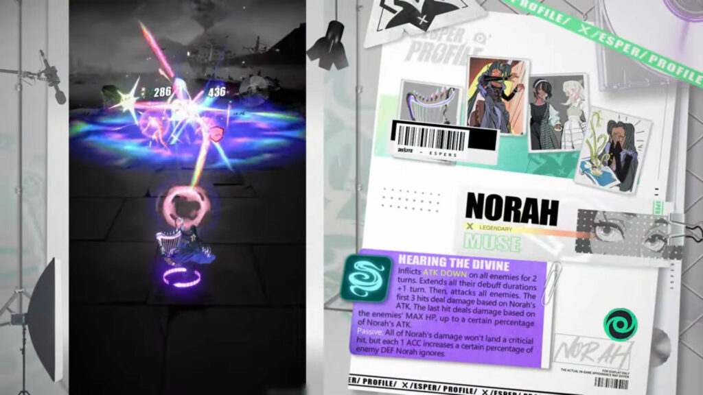 Dislyte Norah gameplay screenshot 