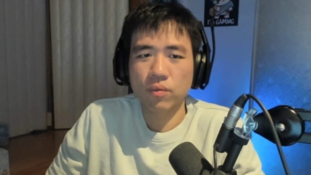 Milk during a livestream 