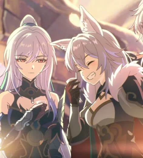 Jingliu and Baiheng in Honkai Star Rail