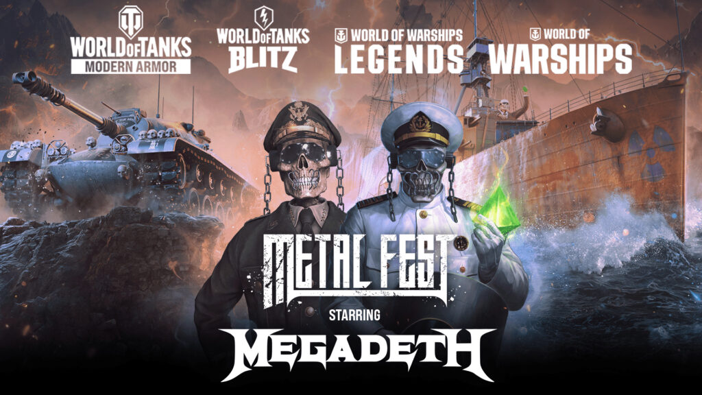 Peace Sells – Megadeth will roll into World of Tanks and World of Warships for WARGAMING’s “Metal Fest”