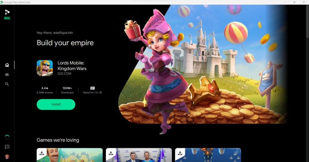 Google Play Games Beta