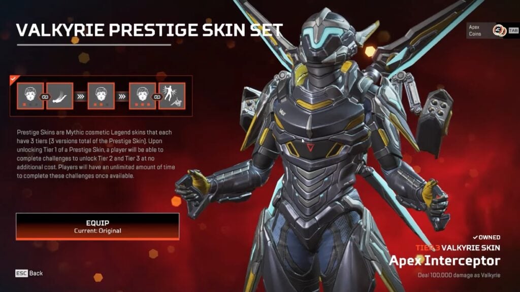 Valkyrie Prestige Skin