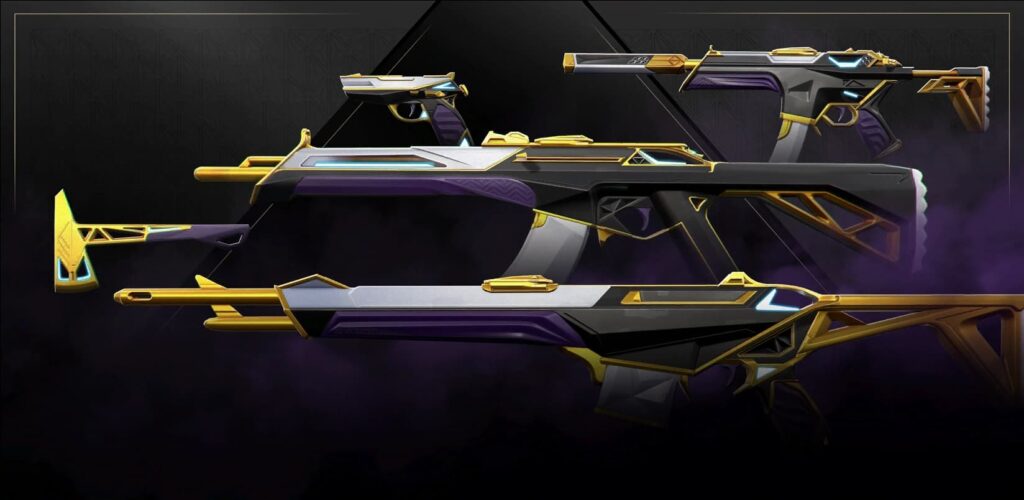 The Prime collection consists of a melee axe, Classic, Spectre, Guardian, and Vandal.