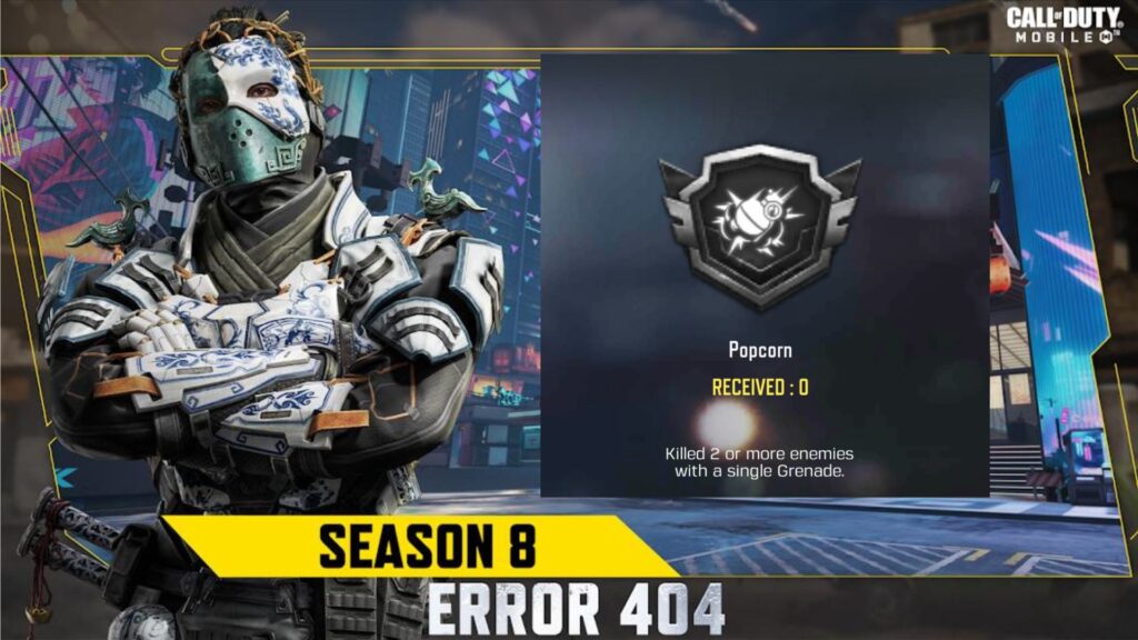 How to get the Popcorn Medal in CODM