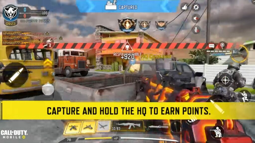 Capture and Hold the Headquarters in CODM