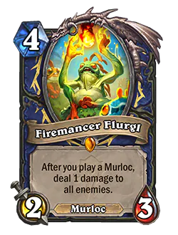Hearthstone patch notes balance changes nerfs Firemancer Flurgl