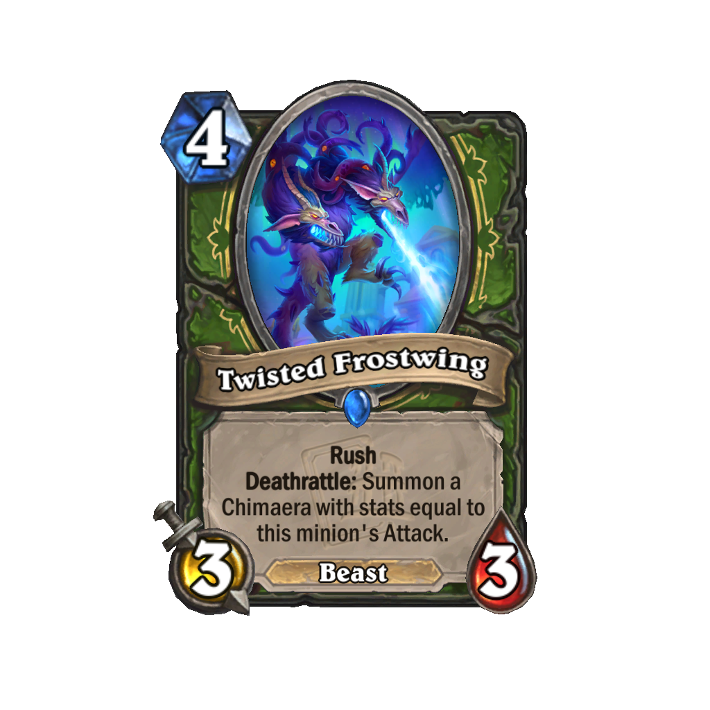 Hearthstone Hunter card reveal Miniset
