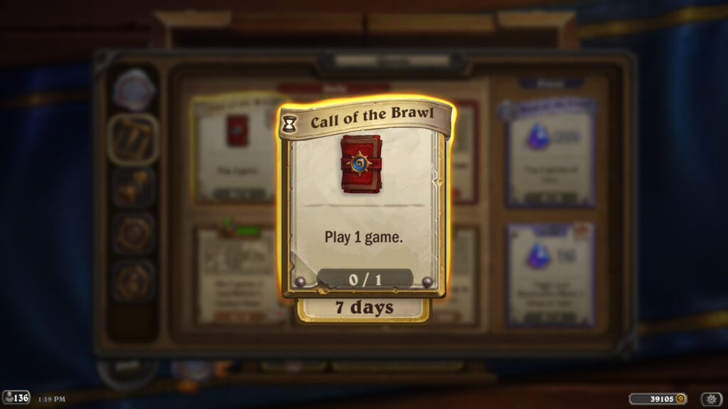 Hearthstone Heroic Brawliseum Legendary Quest chain