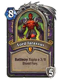 Hearthstone patch notes balance changes nerfs buffs Jaraxxus