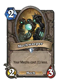 Hearthstone patch notes balance changes nerfs Mechwarper
