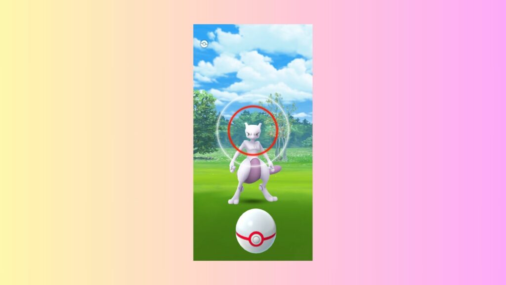 Catching Mewtwo in Pokémon Go