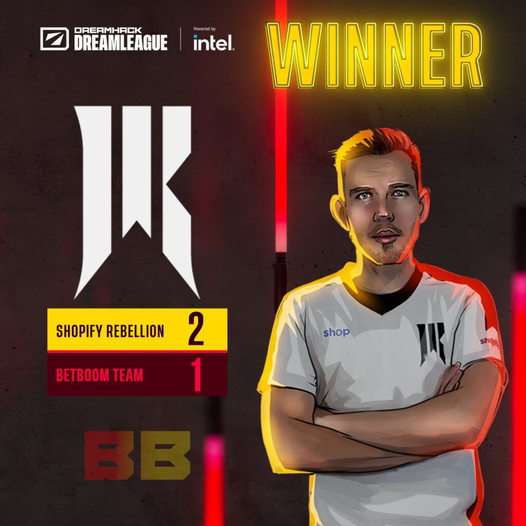 Shopify Rebellion makes Divine comeback in  DreamLeague S21 playoffs