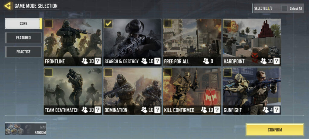 CoD Mobile maps screenshot