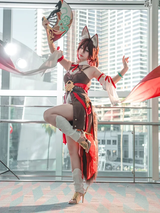 cosplay of Tingyun from Honkai Star Rail by Rakukooo