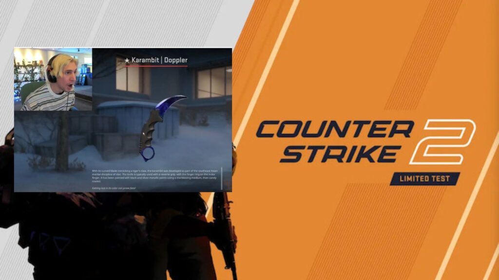 XQC flaunts shocking luck in CS2 trade-ups