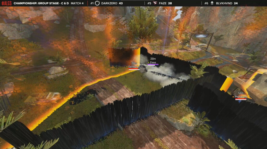 Dark Zero and FaZe in a fight just before the match paused