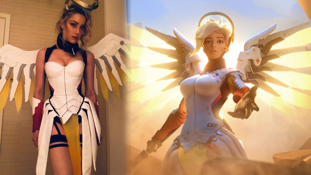 Amber Heard Mercy cosplay takes the internet by storm