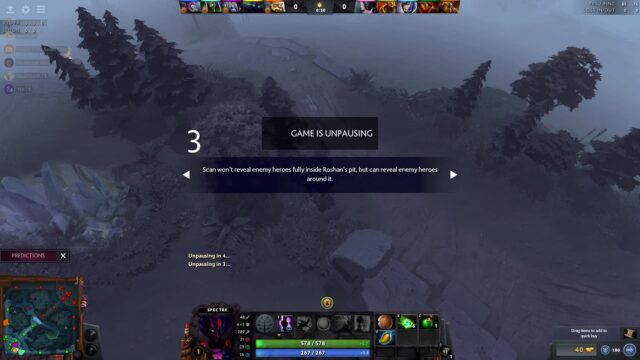 Dota 2 behavior score system traps 9 players in game that can’t be unpaused
