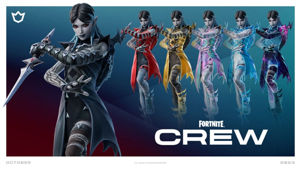 Fortnite Crew Skins: October 2023