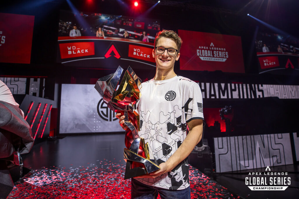 Verhulst is now the ranked third in the list of Apex highest earning players