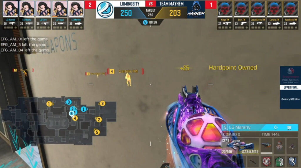 Luminosity versus Team Mayhem at PAX West 