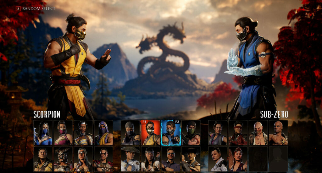 Mortal Kombat 1 character select screenshot