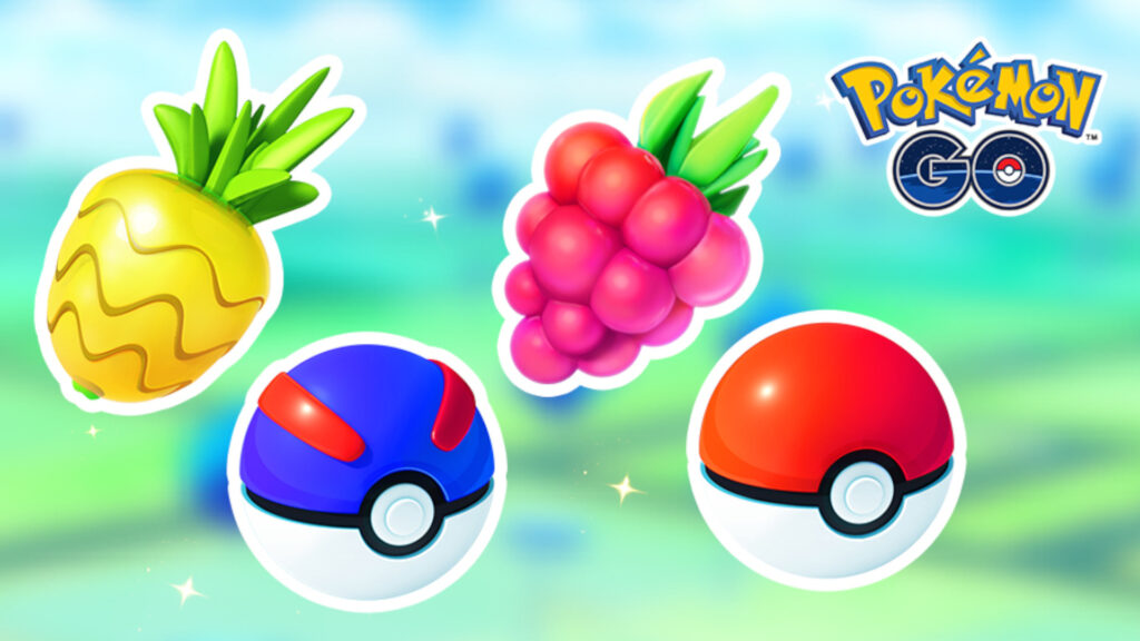 Prepare for the event by getting enough Berries and Pokéballs