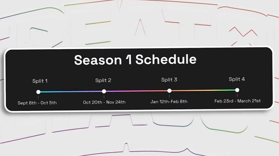 Creator League Season 1 schedule 