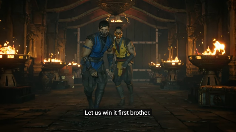 Sub-Zero and Scorpion in Mortal Kombat 1