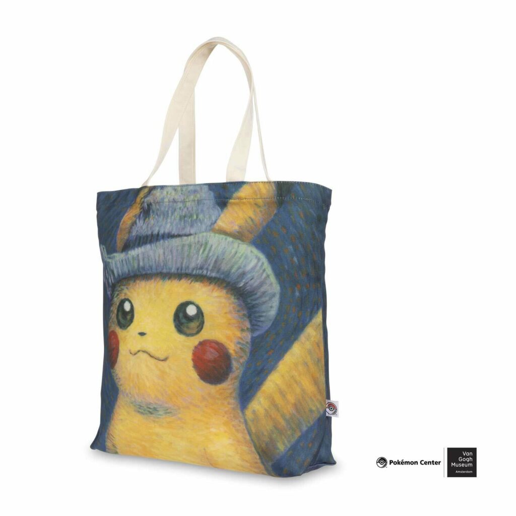 The Pokémon x Van Gogh Pikachu promotional items will be available on the Pokemon Center website.