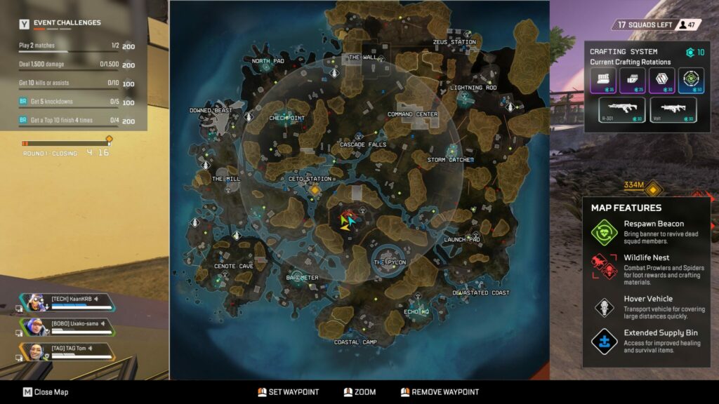 Storm Point map changes 