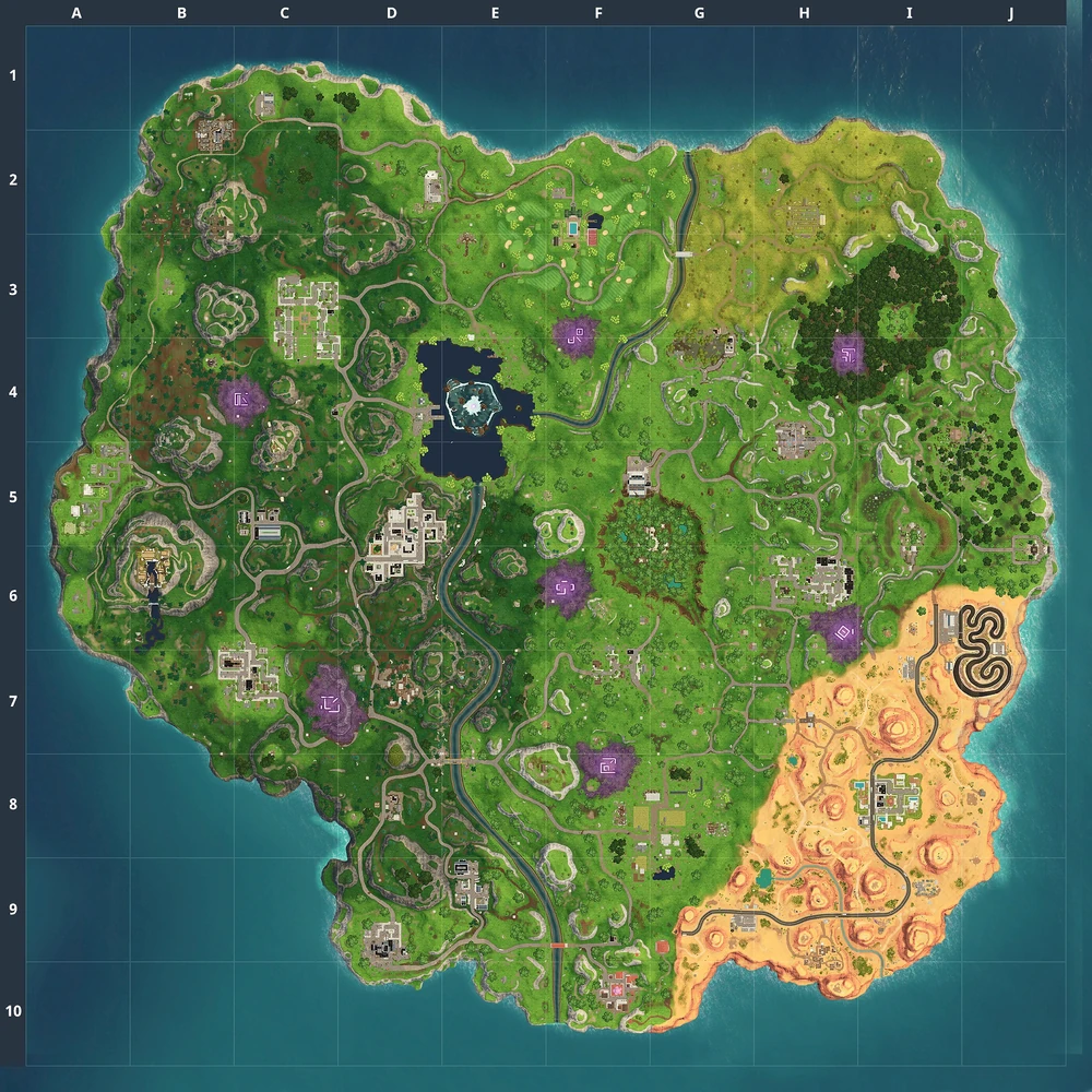 Fortnite Chapter 4 Season 5 countdown - Season 6 map