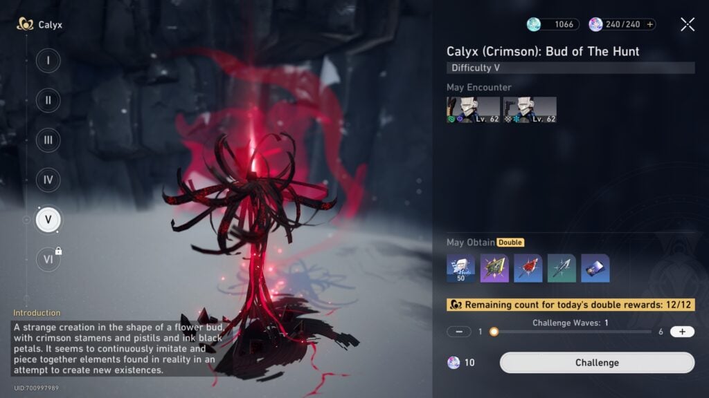 Calyx (Crimson): Bud of the Hunt