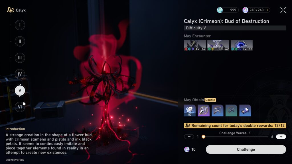 Calyx in the Storage Zone of Honkai Star Rail