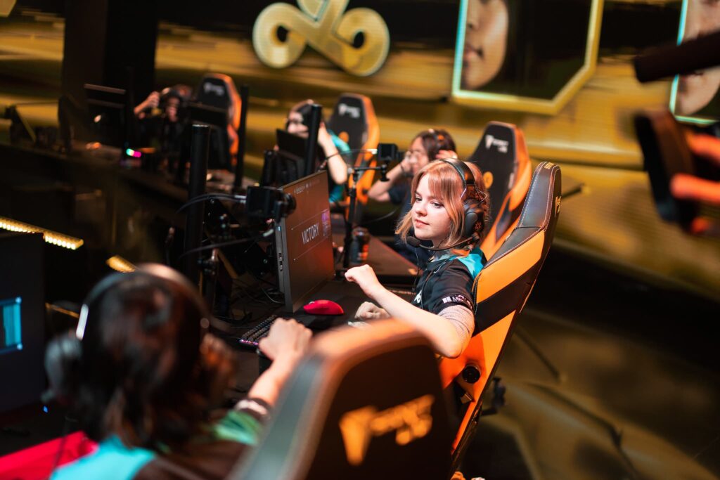 "katsumi" of Cloud9 White competes at the VALORANT Game Changers Championship Knockouts Stage on November 15, 2022 in Berlin, Germany.