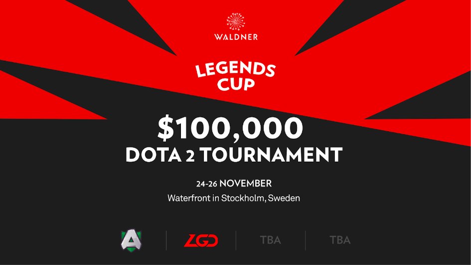 Alliance and LGD Dota 2 squads to face off at Waldner Cup esports Legends tournament