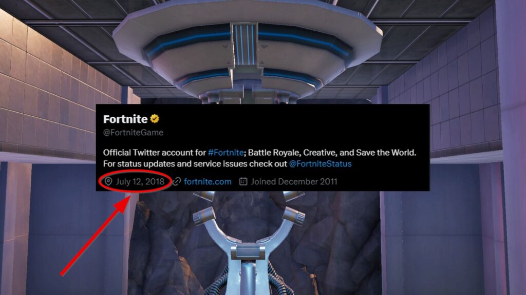 July 12, 2018 in Fortnite explained