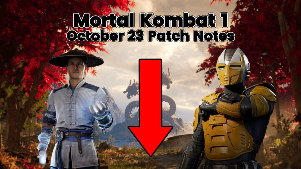 Mortal Kombat 1 patch notes for October 23 update
