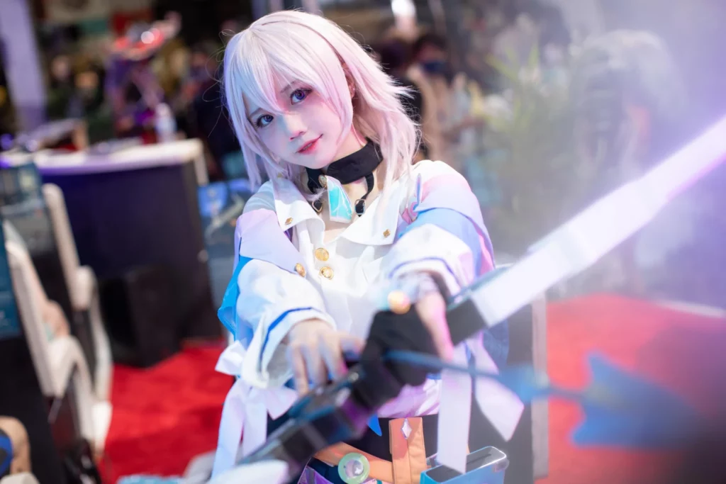 March 7th from Honkai Star Rail cosplay by Maggiolata