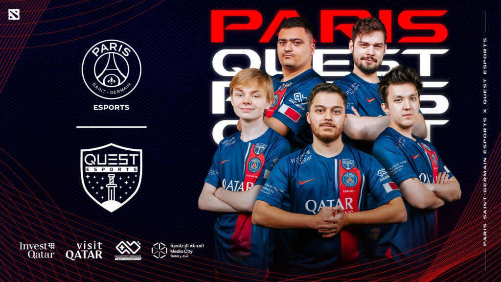 PSG returns to sponsor Quest Esports ahead of The International 2023