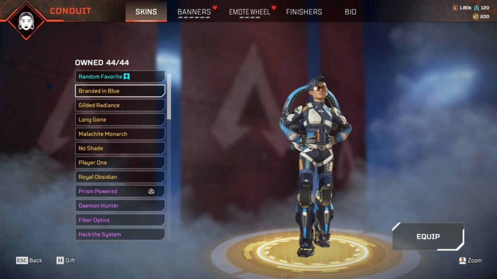 Conduit Branded in Blue