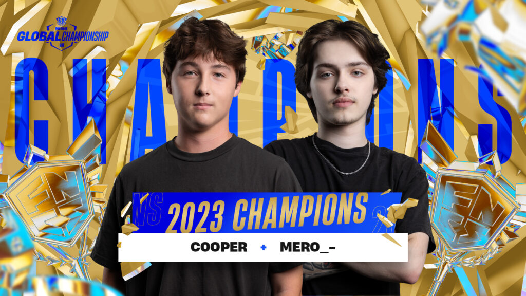 Cooper and Mero crowned as the 2023 Fortnite Global Champions